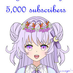 Vtuber / コニカちゃん 登録者5000人お祝い　'221116 / January 3rd, 2023