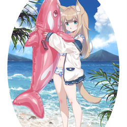 Summer kinako🐈🌊🌴🌈 / August 9th, 2025
