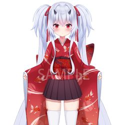 VTuber / 【お仕事】鬼ちゃんLive2D用立ち絵 / April 5th, 2026
