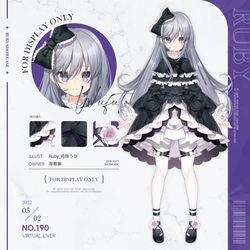 live2d, Lolita / No.190-VTuber Design Commission / June 16th, 2023