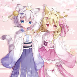 Rincat / 【お仕事】鈴猫様＆花丸リリィ様新年イラスト / January 3rd, 2025