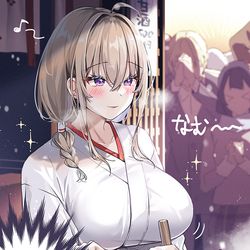 JK / 巫女お母様と遭遇（2枚） / March 7th, 2025