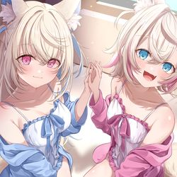 FUWAMOCO, Fuwawa_Abyssgard, Mococo_Abyssgard / FuwaMoco🩵🐾🩷