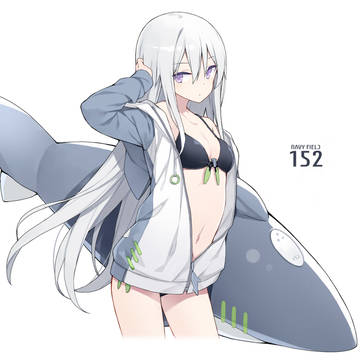 original, swimsuit parka, fair skin / 水着パーカー