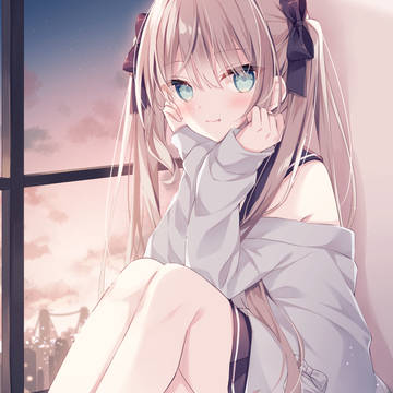 original, girl, original 10000+ bookmarks / 朝焼けの街を眺めて