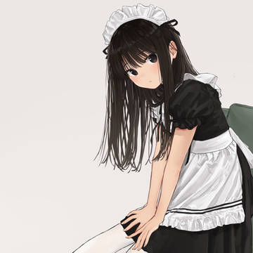 original, girl, young girl / メイドさん
