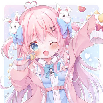 moe, girl, loli / 「あなたのために歌いますっ💗」