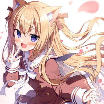 original, cat ears, Sailor One Piece / ねこみみ✿