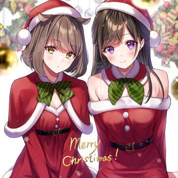 original, Santa cosplay, santa / 受付ちゃん日誌【35】🎄