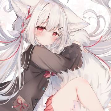 girl, animal ears, kawaii / あったかしっぽ