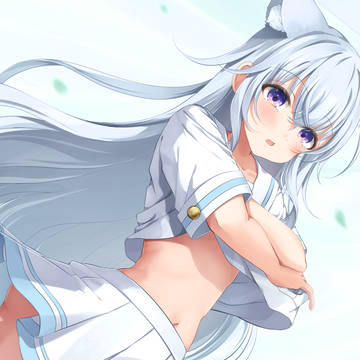 original, girl, virtual YouTuber / お着替えしているところを覗いた結果…？