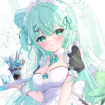 girl, original, angel / メイドさん🍀