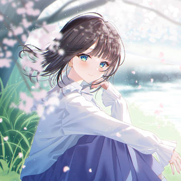 original, girl, young girl / 春の香り