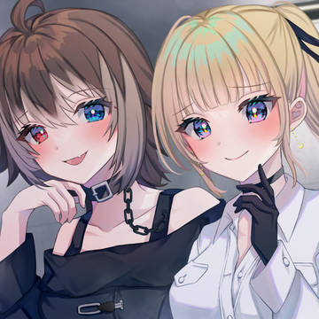 girl, psycho, blonde / 【仕事絵】こえきゅんドリームコラボ2