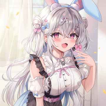 original, girl, white hair / おでかけしよっ！📛