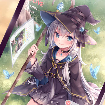 girl, witch, light novel / 【異世界魔女の配信生活】