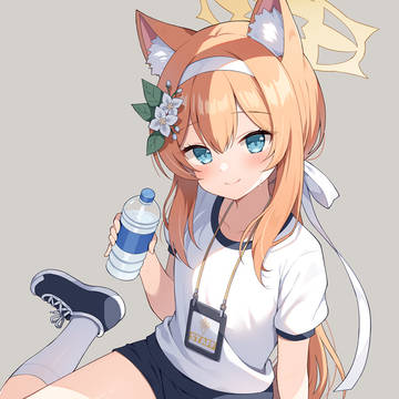 Blue Archive, Mari Iochi, w sitting / 体操服マリー