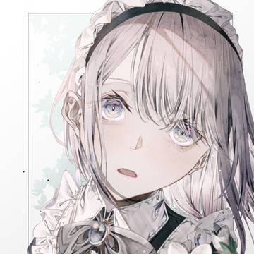 original, girl, maid uniform / いつまでも一緒に居ます