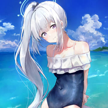 Miyako Tsukiyuki, Blue Archive, swimsuit / 水着ミヤコ