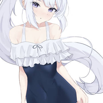 Blue Archive, girl, school swimsuit / 🐰💦💦