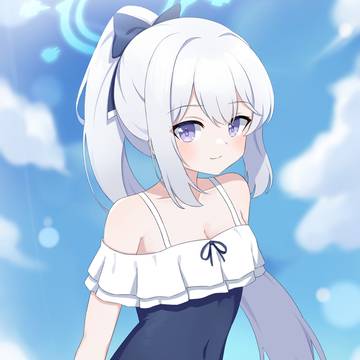 Blue Archive, Miyako Tsukiyuki, swimsuit / ミヤコ