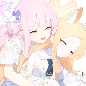 Blue Archive, Mika Misono, Seia Yurizono / ミカと百合セの絵