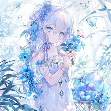 original, dress, original 10000+ bookmarks / blue garden