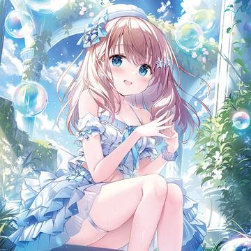 original, girl, barefoot / AQUAMARINE💎