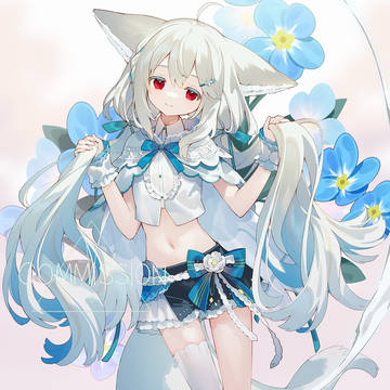 Skeb, bellybutton, midriff / 無題