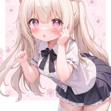 original, loli, animal ears / ねこみみっ子とおはよー