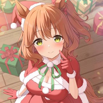 Uma Musume Pretty Derby, Aston Machan (Uma Musume), Santa cosplay / サンタマーチャン