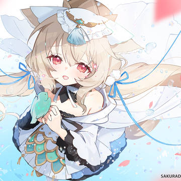 animal ears, animal ears, girl / 【リクエスト】 あなたのために、祈ります