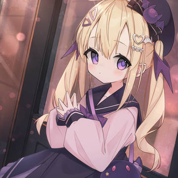 virtual YouTuber, girl, virtual YouTuber / 月紫アリアちゃん