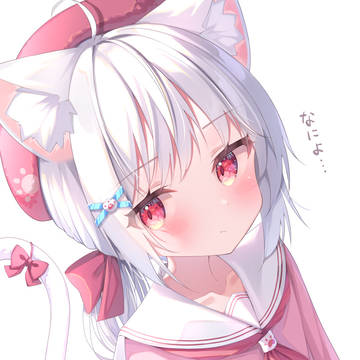 original, cat ears, animal ears / 同じクラスのネコちゃんに一目惚れ。