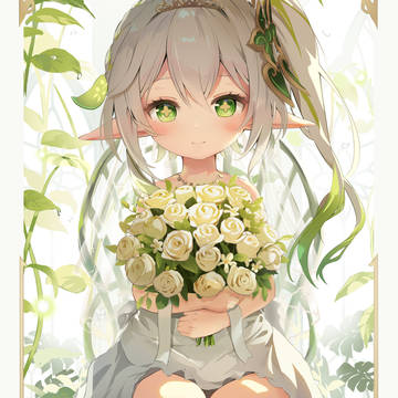 Genshin Impact, Nahida (Genshin Impact), wedding dress / 夢咲く草神の誓い