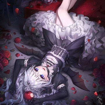 illustration, girl, Nakuru Aitsuki / Dear The Night I Loved