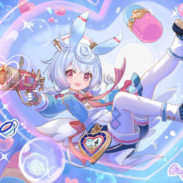Genshin Impact, Sigewinne, Genshin Impact 1000+ bookmarks / 吹泡泡