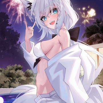 Fubuki Shiragami, Hololive, fox ears / 白上フブキ