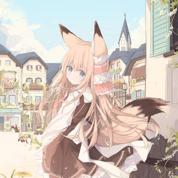 animal ears, beast ears, fox ears / きつねっこ