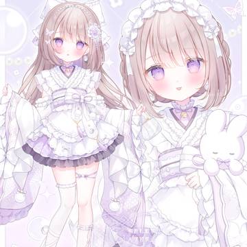 original, creation, girl / 和ロリ衣装もなかちゃん