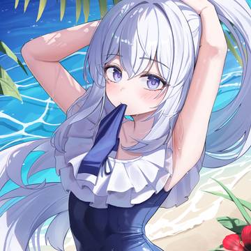 Blue Archive, Miyako Tsukiyuki, Tsukiyuki Miyako (swimsuit) / ミヤコ