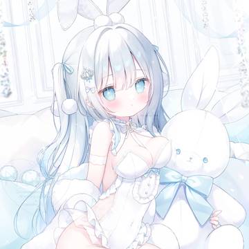 original, creation, girl / ひんやりバニーちゃん🧊