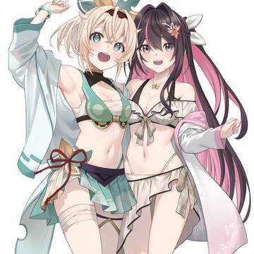 virtual YouTuber, Hololive, swimsuit / あずいろ