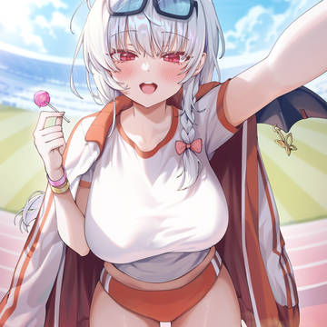 Blue Archive, Kurotate Haruna, red bloomers / ハルナ
