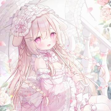 original, creation, girl / あけおめバニーちゃん🐰🌸