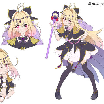 Star Detective Precure!, Cure Arcana Shadow, black Cure / キュアアルカナ・シャドウちゃん