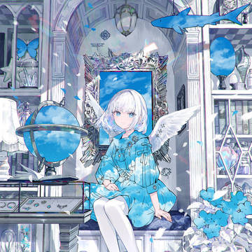 blue sky, original, angel / 空色の小部屋