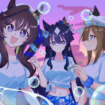 Uma Musume Pretty Derby, Umamusume, soap bubble / 「一緒に遊ぼう」