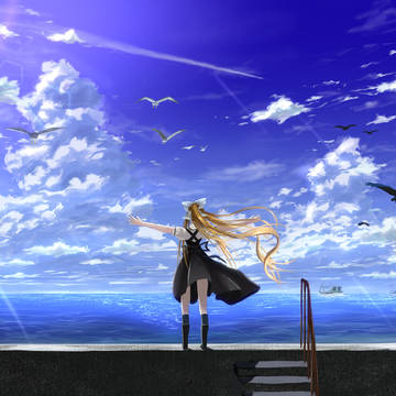 AIR, kamio misuzu, summer / 鳥の詩