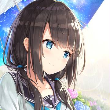 original, girl, high school girl / 梅雨色